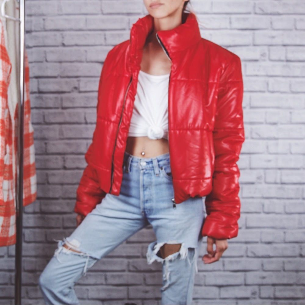 Red Puffer Jacket